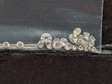 0.84 Ct. Diamond Investment Lot - NICE Mixed Shape Diamonds!!