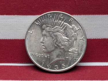 **BU** 1935 Peace Silver Dollar