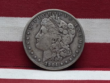 **VF** 1904-S Morgan Silver Dollar