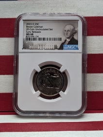 2023-D Bessie Coleman Quarter - NGC MS68 *Early Release*