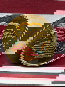 5 Oz. .999 FINE SILVER Colorized Eagle Designed Bullion Piece