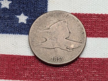 1858 Flying Eagle Cent **GOOD+**