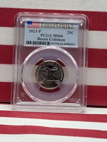 2023-P Bessie Coleman Quarter - PCGS MS66 *First Strike*