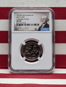 2021-D Tuskegee Airmen Quarter - NGC MS68