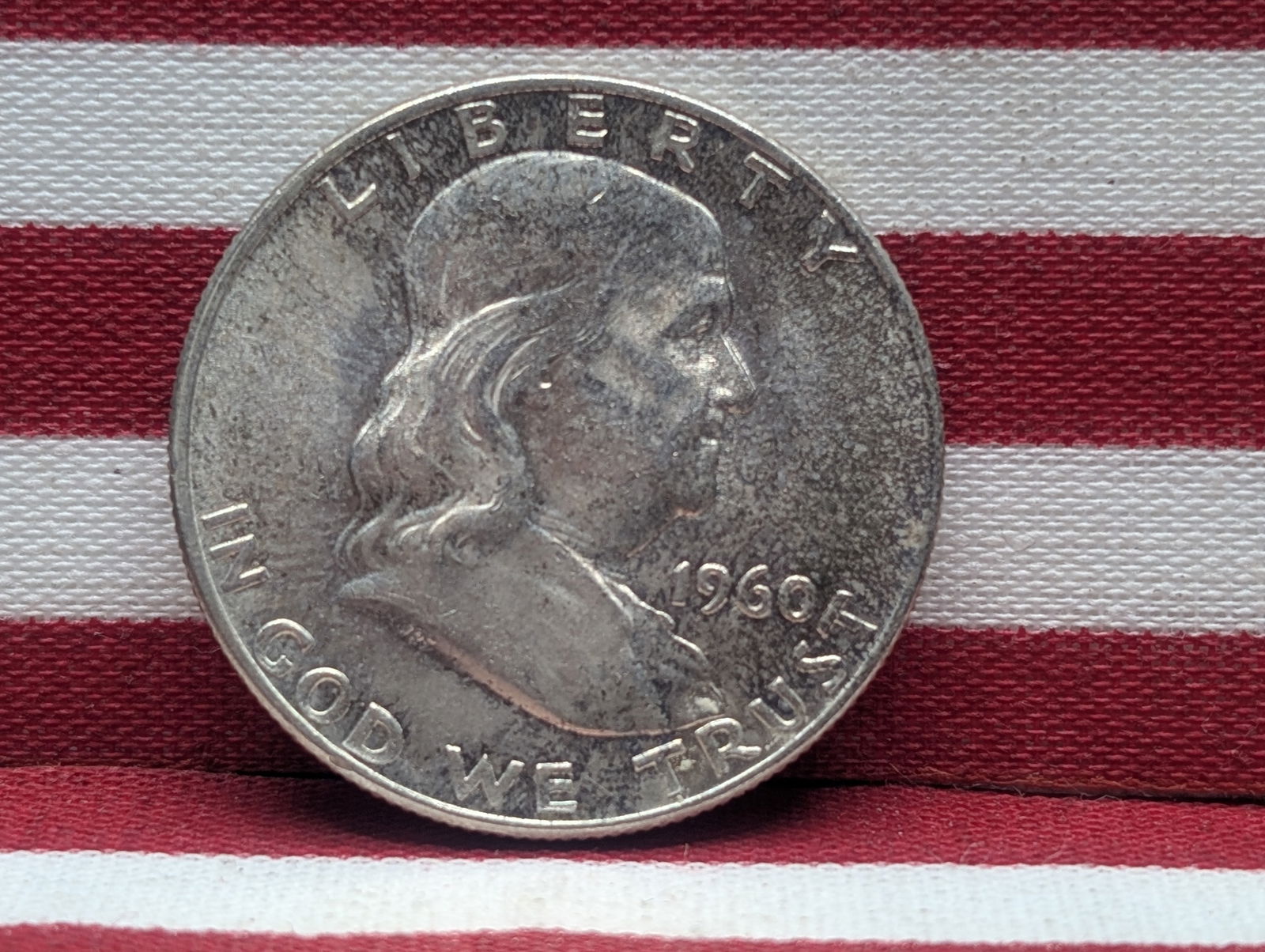 1960-D Franklin Half Dollar, 90% Silver