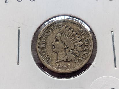 1859 Indian Head Cent First Year C/N: 1859 Indian Head Cent First Year C/N
