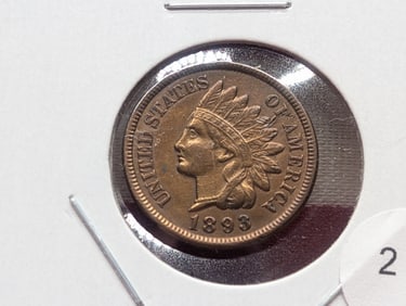 1893 Indian Head Cent.