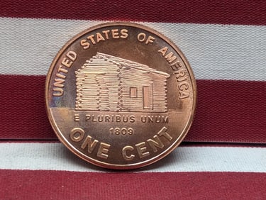 2009 Lincoln One Troy Ounce .999 Fine Large Size Copper Round