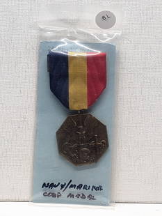 U.S. Navy / Marine Corp Medal For Heroism: U.S. Navy / Marine Corp Medal For Heroism