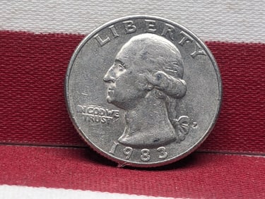 1983 Washington Quarter, error on eagle's beak