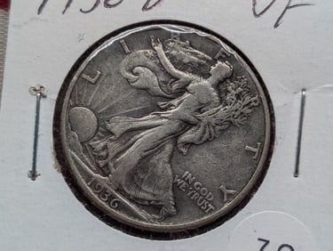 1936-D Walking Liberty Half Dollar