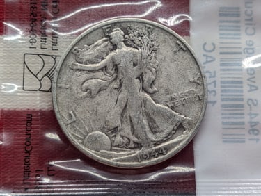 1944-S Walking Liberty Half Dollar in Littleton Package