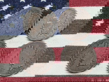 (4) Indian Head Cents 1883, 1893, 1895, 1897