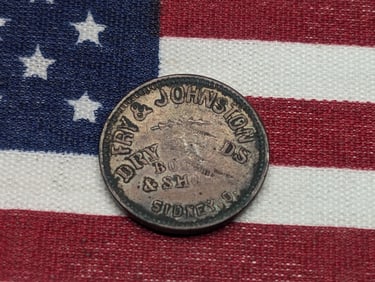 Fry & Johnston Hard Times Token From Sidney Ohio, R-4