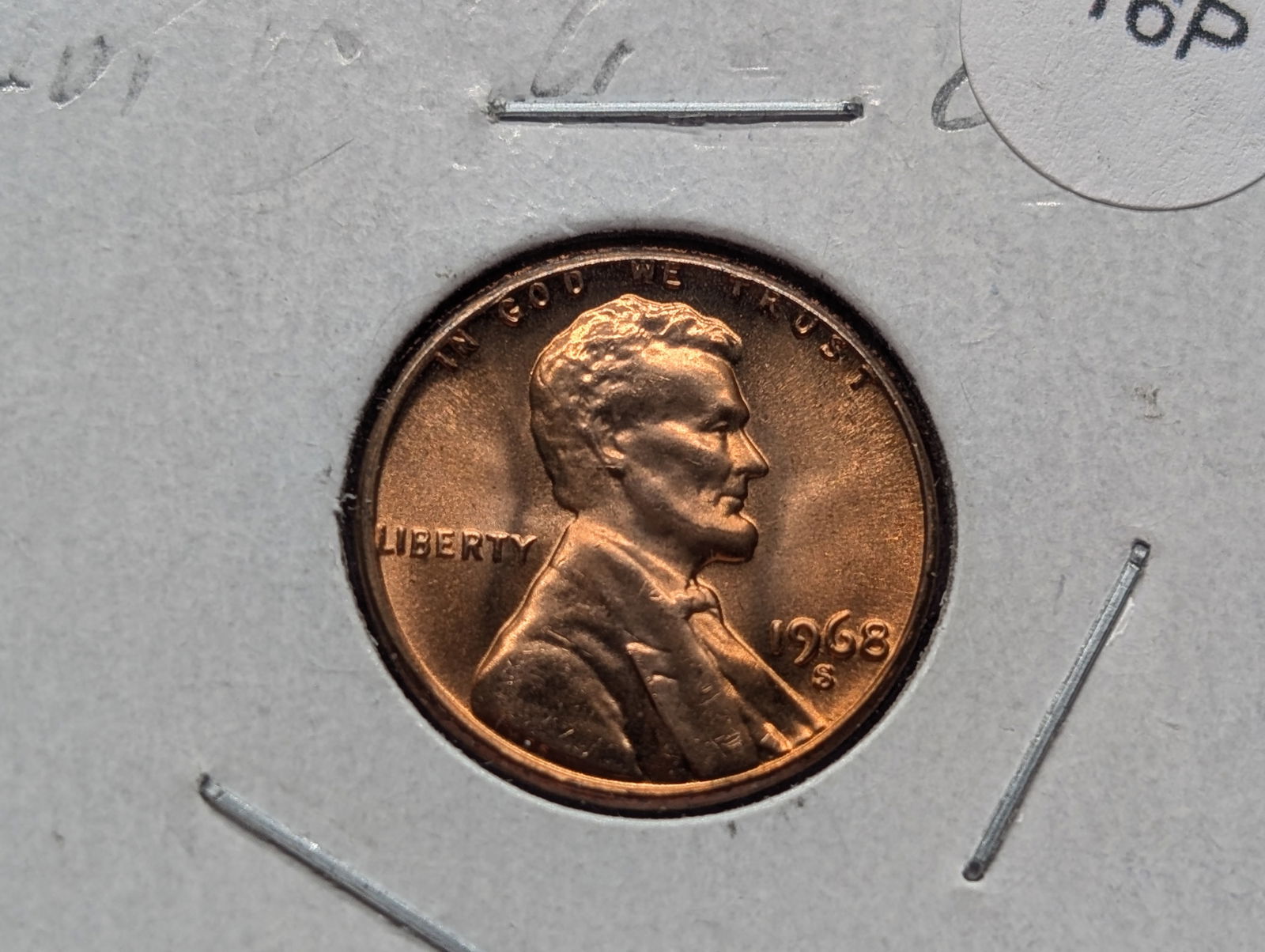 1968 S Lincoln Penny Proof, (1 of 3)