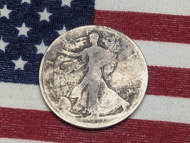 1917 Walking Liberty Half Dollar, 90% Silver