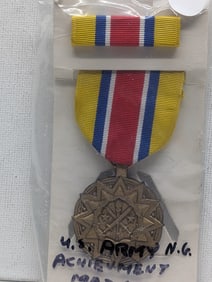 U.S. National Guard Achievement Army Medal With Ribbon