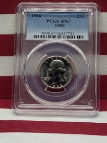 1966 Quarter PCGS SP 67 SMS