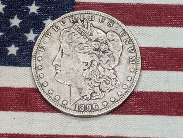 1896-O Semi-Key Date Morgan Silver Dollar.