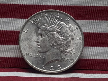 1923 Peace Dollar, 90% Silver