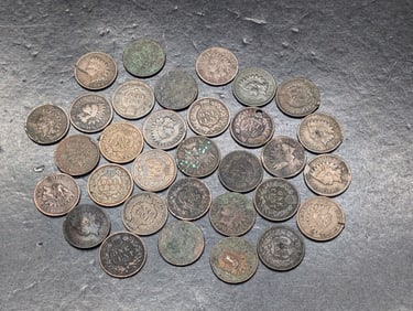 32 Cull Indian Head Cents