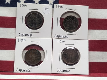 (4) Japanese 1 Sen