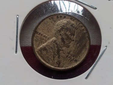1930 Lincoln Penny, rare woody