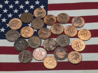 (23) Mixed 1960's Great Britain Half Pennies