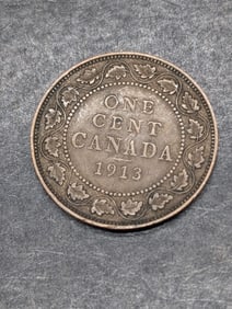 1913 Canada Large Cent, High Grade, 112 Years Old
