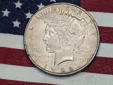 1922 Peace Dollar, 90% Silver