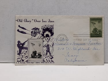 1945 WWII First Day Cachet