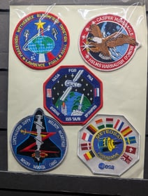 (5) Assorted NASA Patches (Each Was Designed By That Particular Crew)