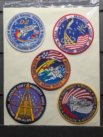 (5) Assorted NASA Patches (Each Was Designed By That Particular Crew)