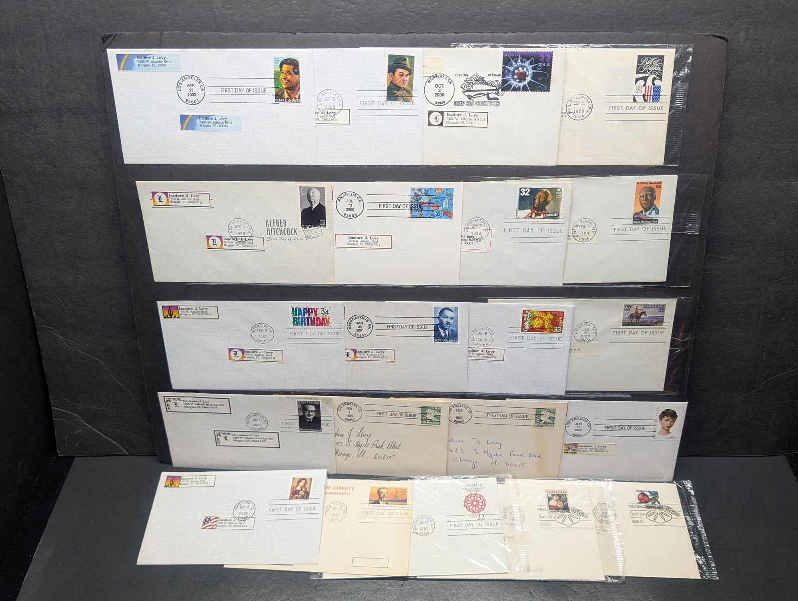 20 first day covers, 80's and 90's (1 of 12)