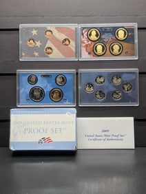 2009-S US Mint Proof Set. OGP/COA. 18 Coin Set. Includes Bicentennial Lincoln Cents, DC + Territory