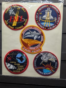 (5) Assorted NASA Patches (Each Was Designed By That Particular Crew)