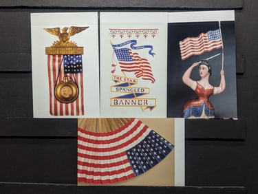 (5) 2003 "Old Glory" Series Postcards. All Mint.