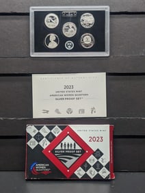 2023-S US Mint Proof 90% Silver Women's Quarter Set. RARE Set. 5-90% Silver Quarters