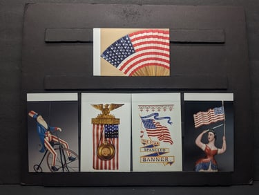 (5) 2003 "Old Glory" Series Postcards. All Mint.