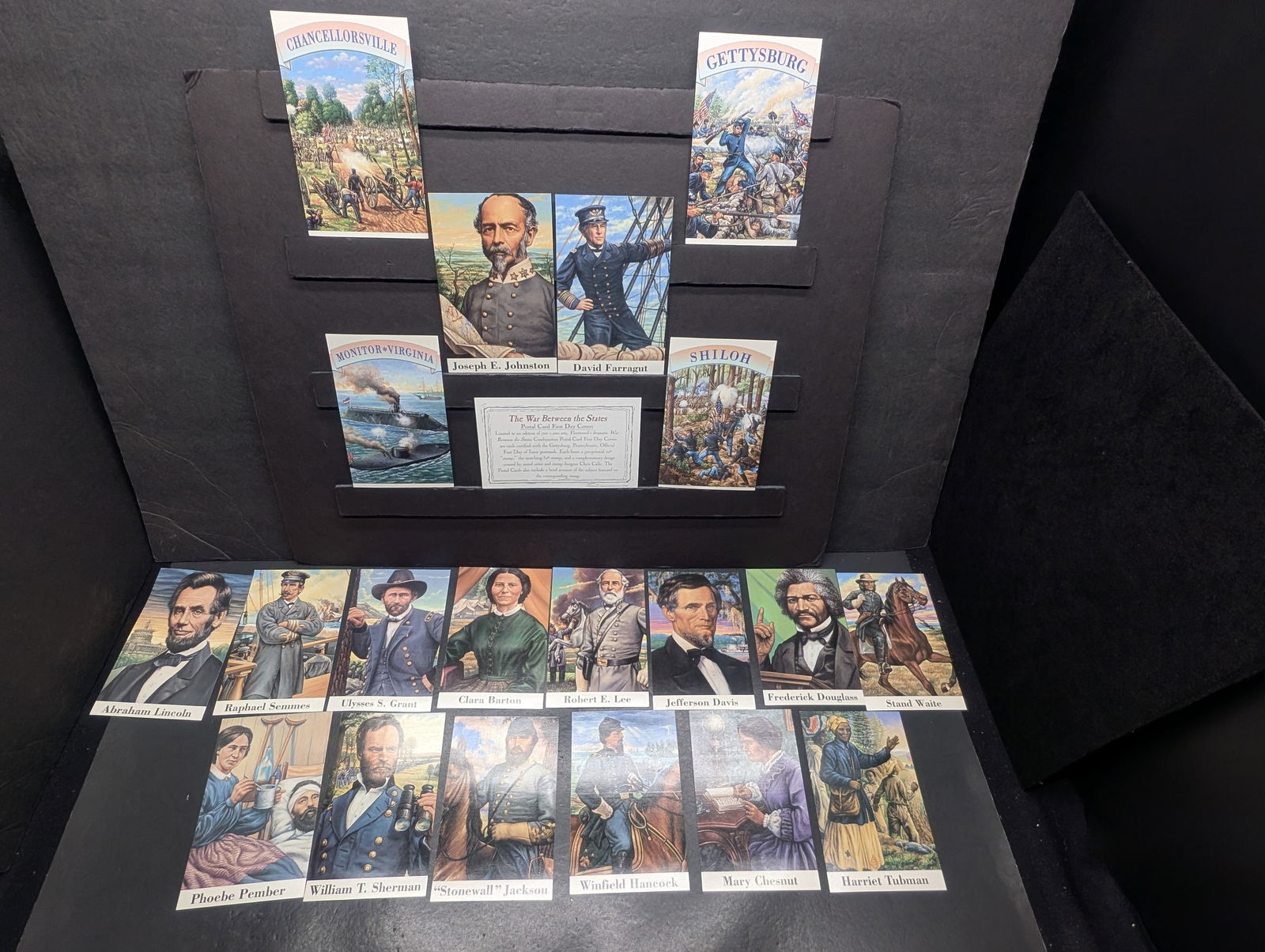 Complete 20 Postcards Set First Day Issue Civil War Series (1 of 12)