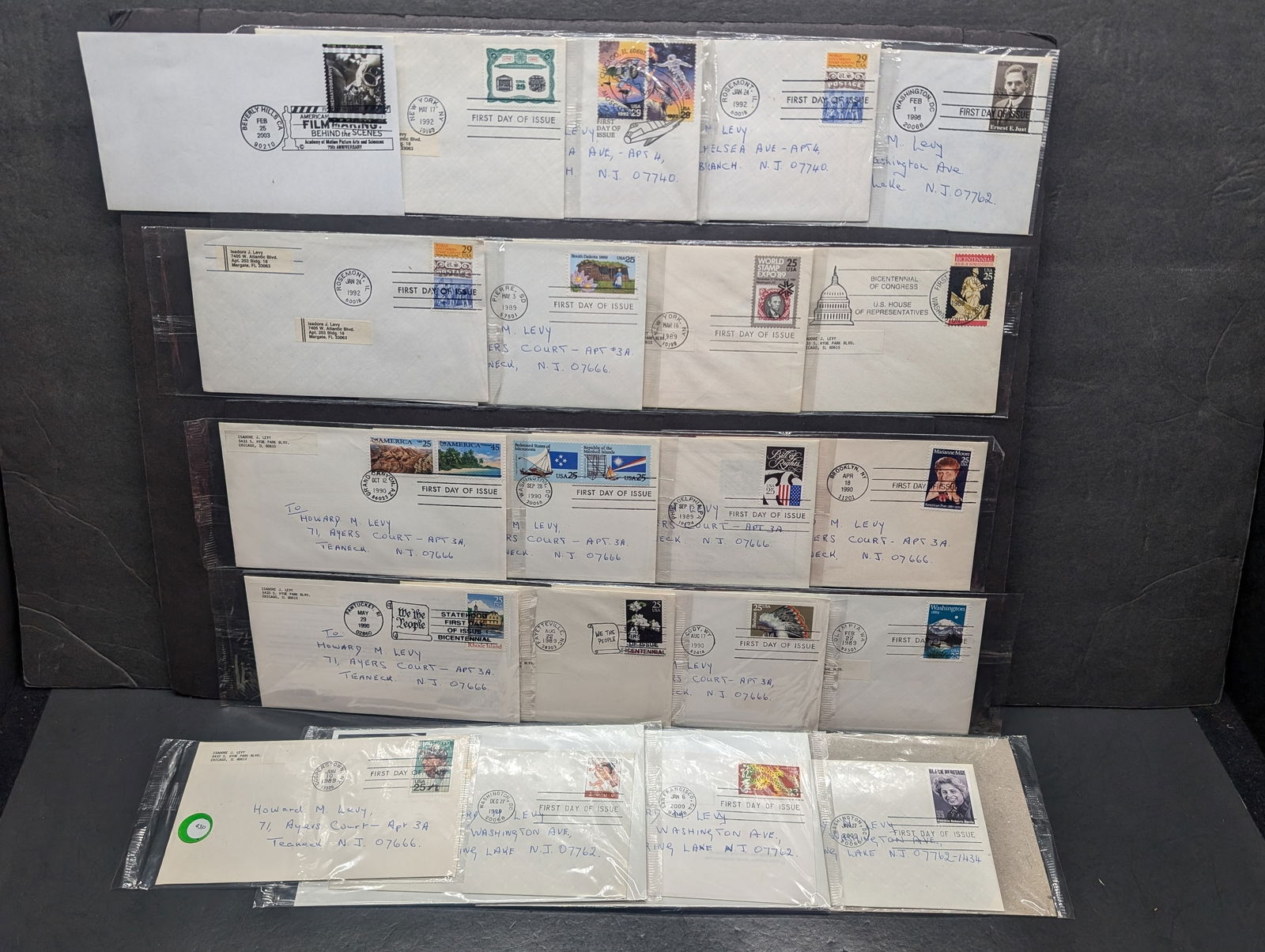 20 first day covers, 80's and 90's (1 of 11)