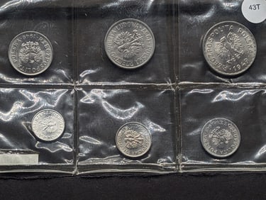 6 Coin Poland Mixed Date Mint Set