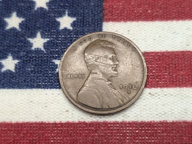 1910 S Lincoln Penny - Key, Brown