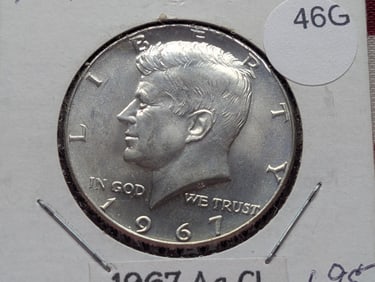 1967 Kennedy 50c. 40% Silver. GEM BU