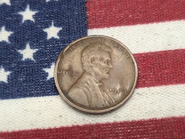 1909 Lincoln Penny, Brown