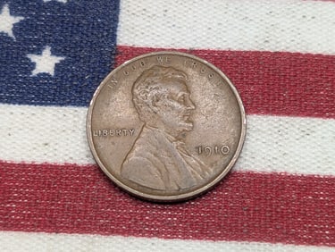 1910 Lincoln Penny, Brown