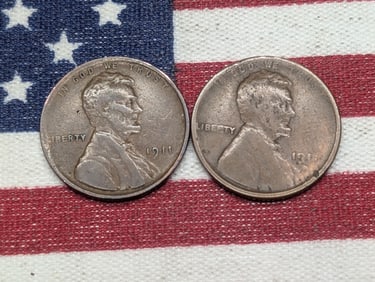 1911 and 1911 D Lincoln Penny, Brown