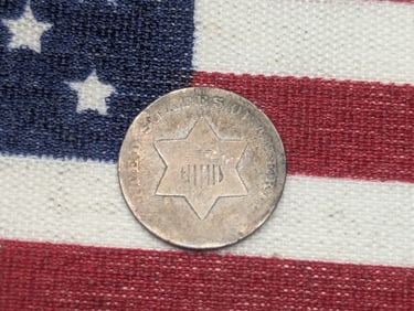 1851 Three Cent Trime