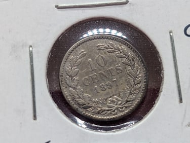 1897 Netherlands Silver 10c.