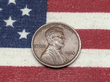 1914 Lincoln Penny, Brown